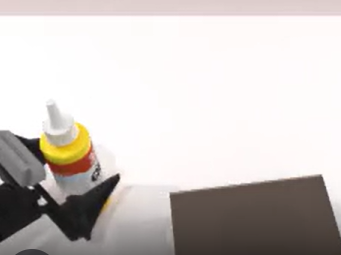 RoboTwin place glue on stand task.